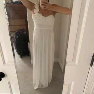 White formal / prom / wedding dress